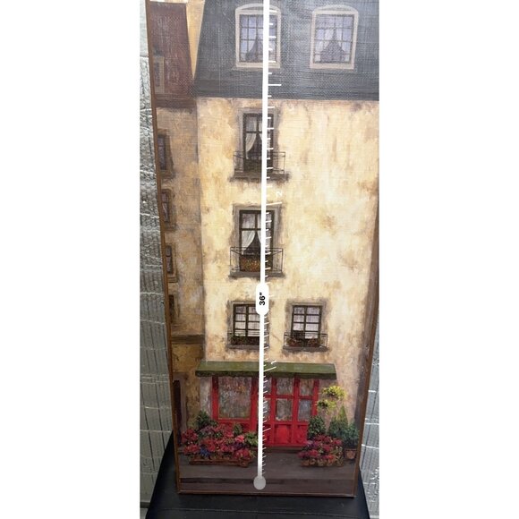 Montserrat Masdeu Flowers on the Boulevard II & III Buildings - 36" x 13.5" - Wo - Picture 2 of 10